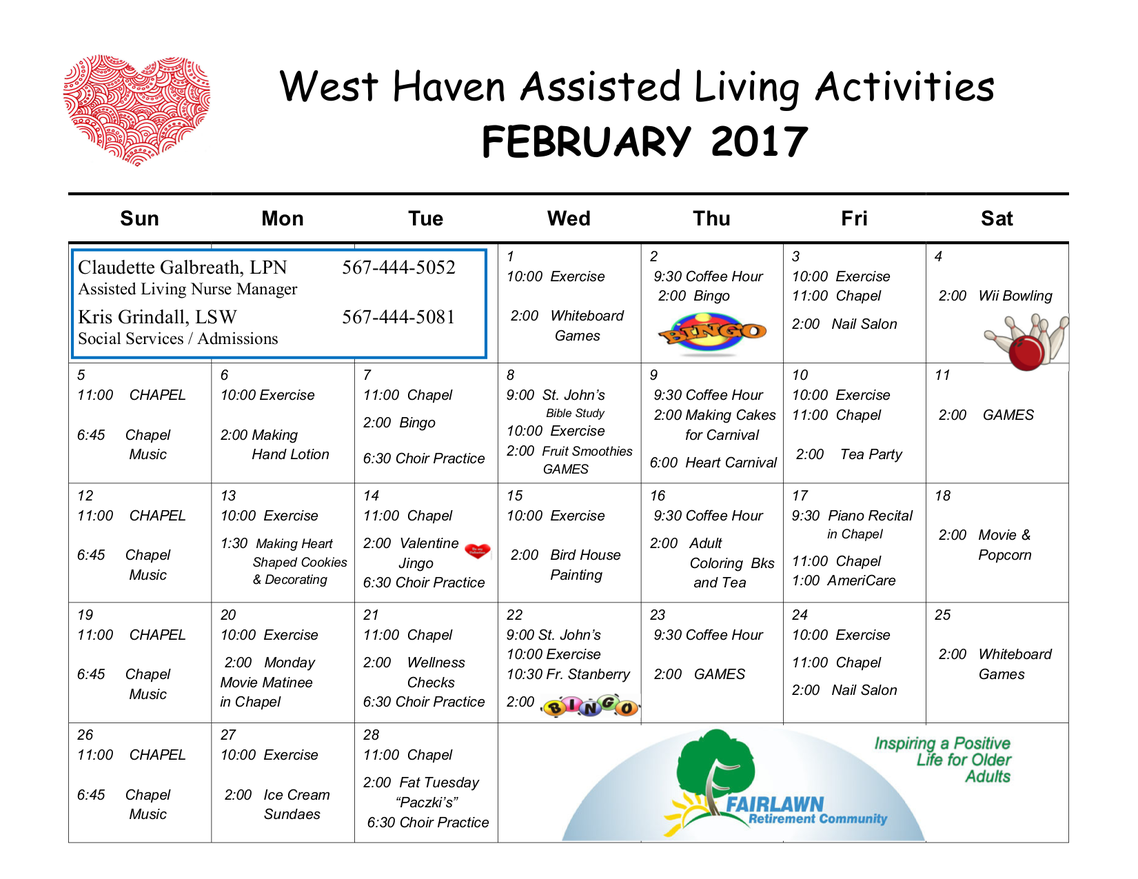 Fairlawn Retirement Community Senior Living Community Assisted Living